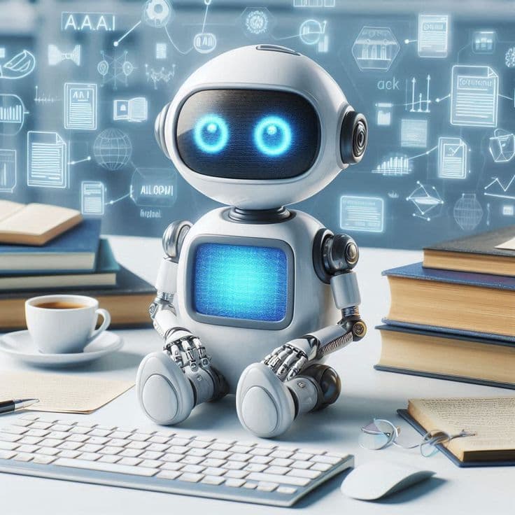 Cute AI robot